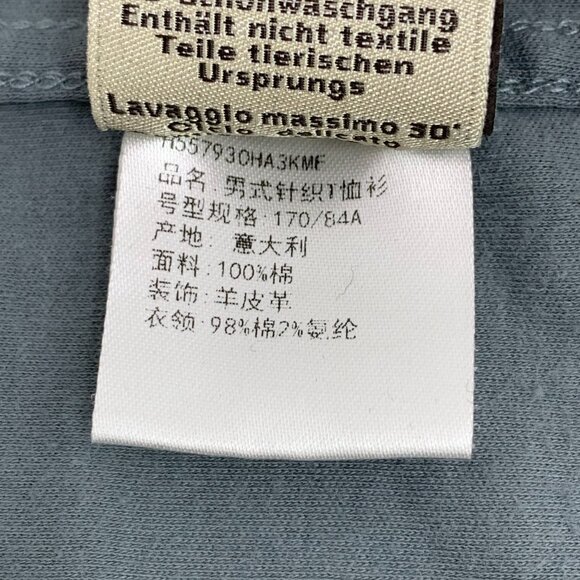 IM0311 Hermes 25 models Eucalyptus green bark embroidered cotton round neck shor - Picture 7 of 8